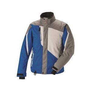 NWT Polaris snowmobile Mens Ripper Jacket Blue Gray Size M 2867722